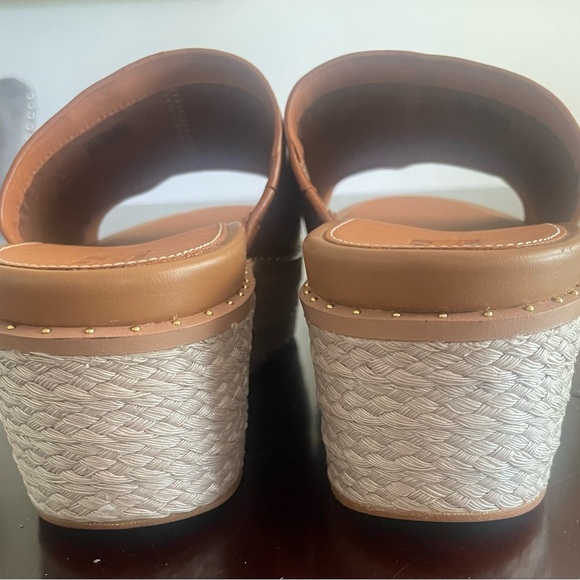 FitFlop Tan Eloise Espadrille Leather Wedge - Picture 2 of 4